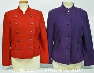 Two (2) Lafayette 148 Jackets or Blazers, Size 12.