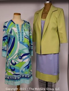 Two (2) Dresses by TD Bus and Barbara Gerwit. 