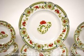 Set of Haviland Limoges Mozart Chantoung Porcelain Tableware 