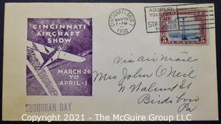 Cancelled First Day Cover. Cachet