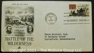 Cancelled First Day Cover. Cachet