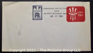 Cancelled First Day Cover. Cachet