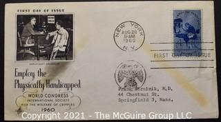 Cancelled First Day Cover. Cachet