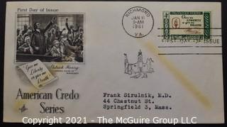 Cancelled First Day Cover. Cachet