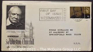 Cancelled First Day Cover. Cachet