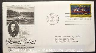 Cancelled First Day Cover. Cachet