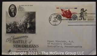 Cancelled First Day Cover. Cachet