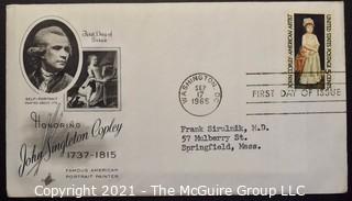 Cancelled First Day Cover. Cachet