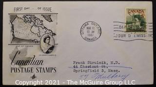 Cancelled First Day Cover. Cachet. Canada