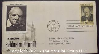 Cancelled First Day Cover. Cachet