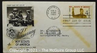 Cancelled First Day Cover. Cachet