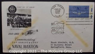 Cancelled First Day Cover. Cachet