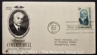 Cancelled First Day Cover. Cachet