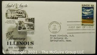 Cancelled First Day Cover. Cachet