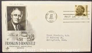 Cancelled First Day Cover. Cachet