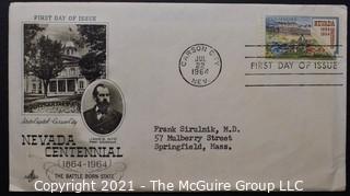 Cancelled First Day Cover. Cachet