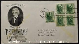 Cancelled First Day Cover. Cachet