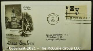 Cancelled First Day Cover. Cachet