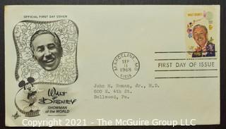 Cancelled First Day Cover. Cachet