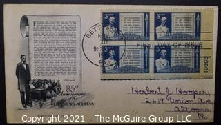 Cancelled First Day Cover. Cachet