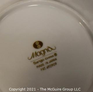 Porcelain Tea Cups and Saucers by Magna By Sango, Japan.