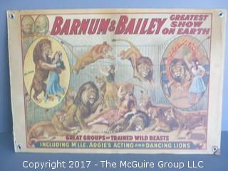 Vintage Circus Poster on Laminate (16 1/2 x 24 1/2")