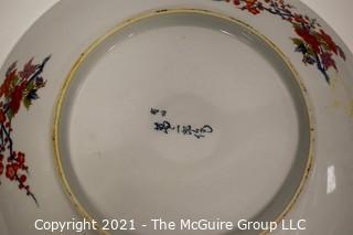 Large Asian Motif Charger; 16" diameter {TMG Business Card Placed for Perspective} 