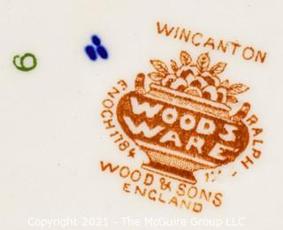 Set Of "Wincanton" Woods Ware From Wood & Sons Of England by Ralph Enoch Dinner Ware.