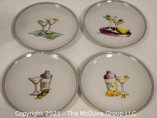 Two (2) Sets of Porcelain Hand Painted Plates 