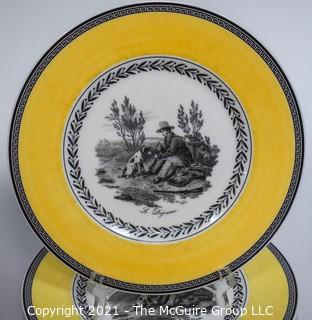 Villeroy & Boch "Audun Fleur" Dinnerware - Salad Plates & Dinner Plates. 