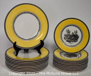 Villeroy & Boch "Audun Fleur" Dinnerware - Salad Plates & Dinner Plates. 