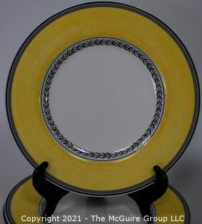 Villeroy & Boch "Audun Fleur" Dinnerware - Salad Plates & Dinner Plates. 