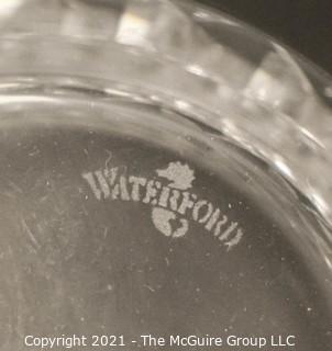 Waterford Crystal Alana Pattern: <br> <br>



(6) 5" tall Flat Tumblers <br>


(3) 4 3/8 Double Old Fashions <br>

(3) 3 3/8 Old Fashions  
