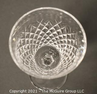 Waterford crystal - Alana Pattern:<br>
<br>
(14) 5 7/8" Claret Wine stems 