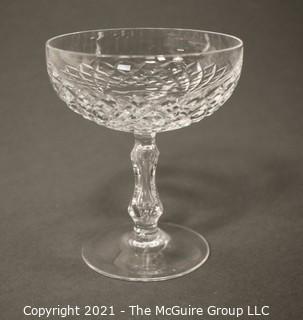 Waterford Crystal: <br>

<br>
(9) 5 1/2" Comeragh Pattern Champagne/Sherbert Stems 