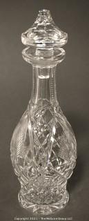 Waterford Crystal Decanter with Stopper; 13" tall