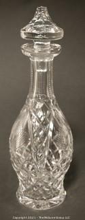 Waterford Crystal Decanter with Stopper; 13" tall