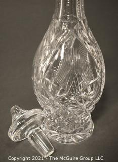 Waterford Crystal Decanter with Stopper; 13" tall