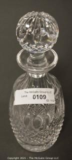 Waterford Crystal Decanter with Stopper; 10 3/4"T