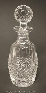 Waterford Crystal Decanter with Stopper; 10 3/4"T