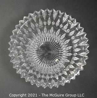 Clear Crystal Glass Serving Bowl; 10" diameter x 5"T