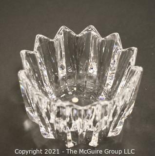 Orrefors Swedish Crystal Bowl; 4 1/2" diameter x 3" tall