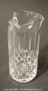 Crystal Cocktail Carafe; 8 1/2" tall