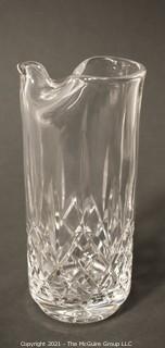 Crystal Cocktail Carafe; 8 1/2" tall