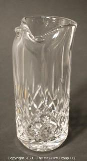 Crystal Cocktail Carafe; 8 1/2" tall