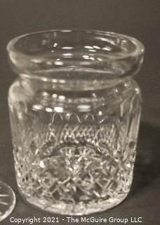 Waterford Crystal "Colleen" Biscuit Barrell or Jar with lid; 7"T