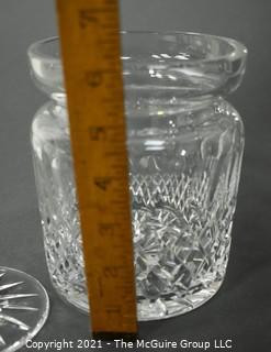 Waterford Crystal "Colleen" Biscuit Barrell or Jar with lid; 7"T