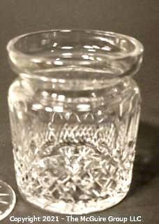 Waterford Crystal "Colleen" Biscuit Barrell or Jar with lid; 7"T