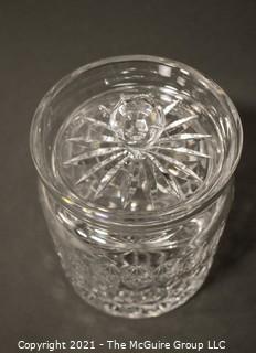 Waterford Crystal "Colleen" Biscuit Barrell or Jar with lid; 7"T