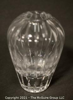 Group of Six (6) Clear Crystal Items.  Includes Vases, Bowls and Pitchers.